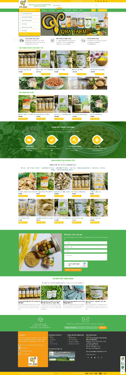Website nông sản