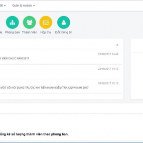 Hệ thống phần mềm quản lý công văn trao đổi nội bộ