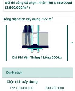 Phần mềm dự toán xây dựng