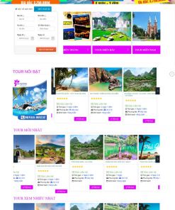 Hệ thống website đặt tour du lịch