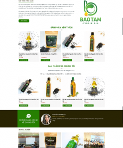 Website về dầu mè đen tại Quảng Nam