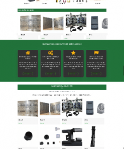 Website cổng thông tin điện tử về công ty cơ khí