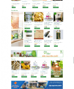 Website về sàn thương mại điện tử đa nghành nghệ tập trung cho lĩnh vực ocop